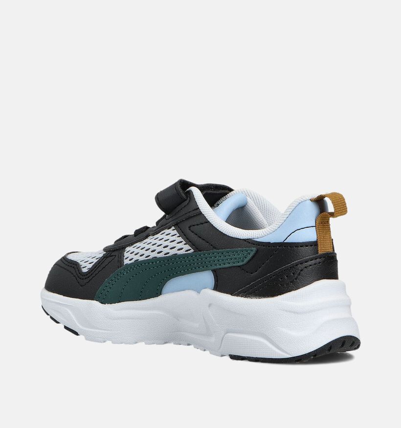 Puma Trinity LT Run Fun Baskets en Noir pour filles, garçons (359191) - pour semelles orthopédiques