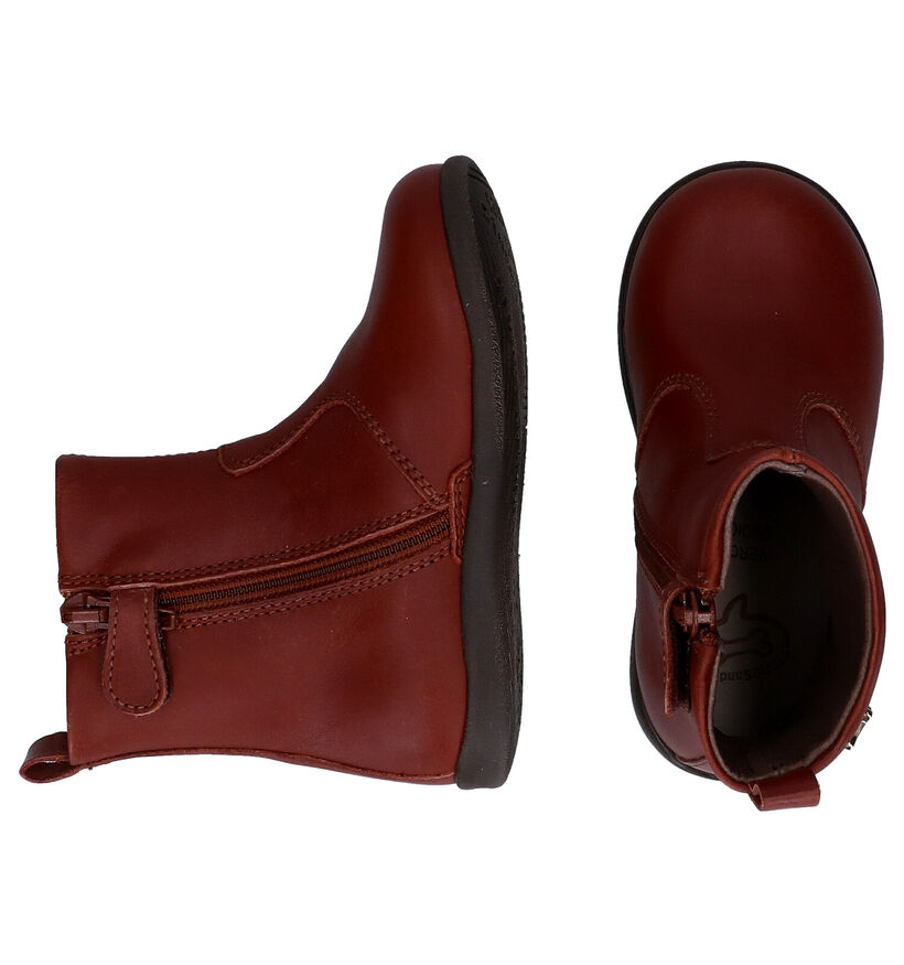 STONES and BONES Enda Bottes en Cognac pour filles (295055) - pour semelles orthopédiques