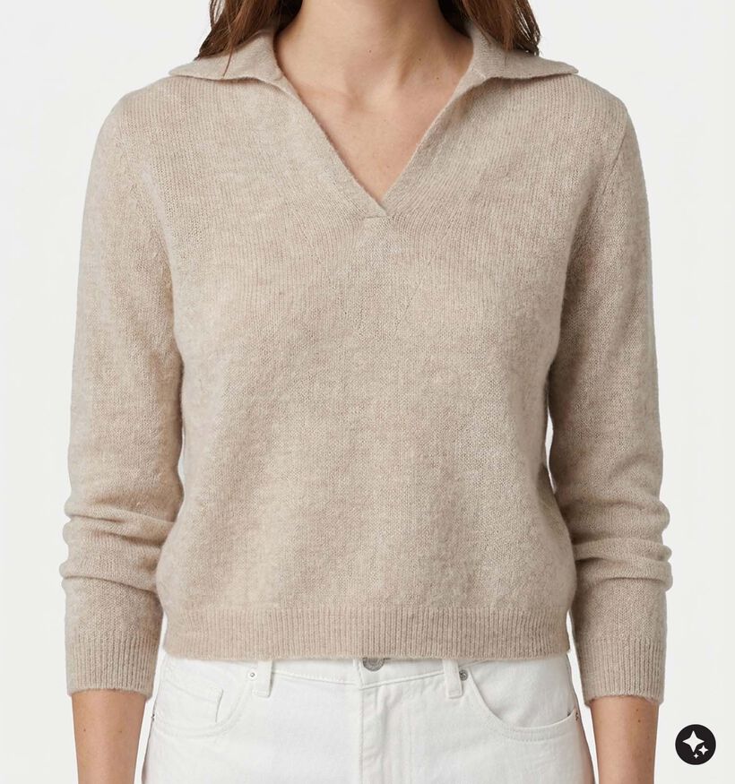 comma Beige Trui voor dames (379421)