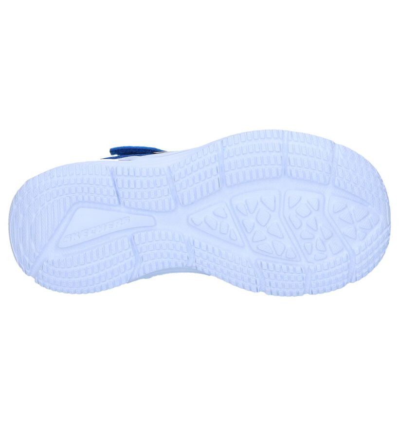 Skechers Baskets basses en Bleu foncé en textile (250725)