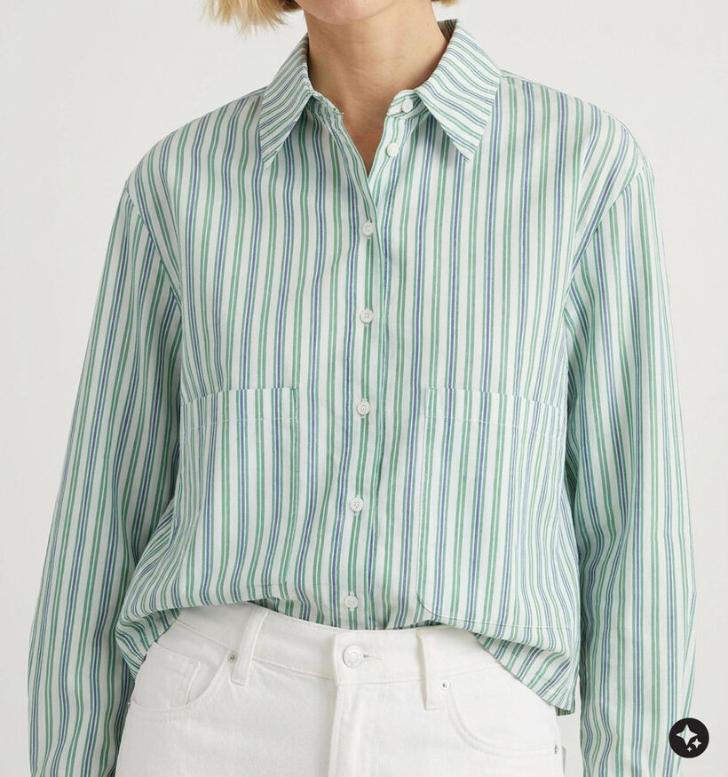 Minuit Douze Iconic Groene Blouse voor dames (381859)