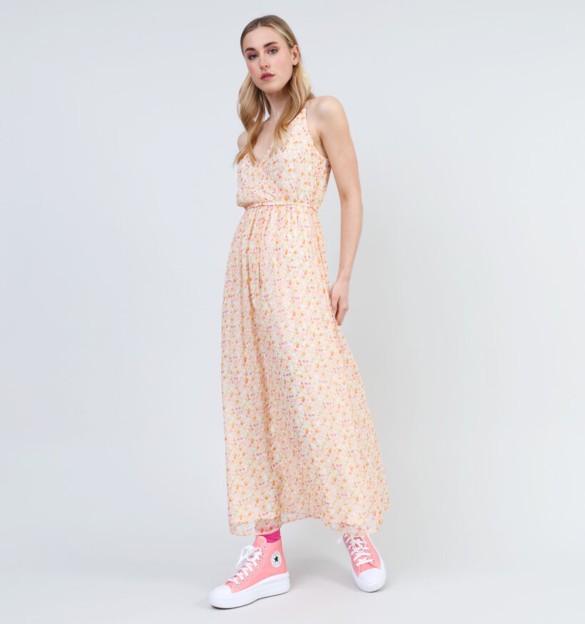 Vero Moda Smilla Ecru Gebloemde Jurk voor dames (327209)
