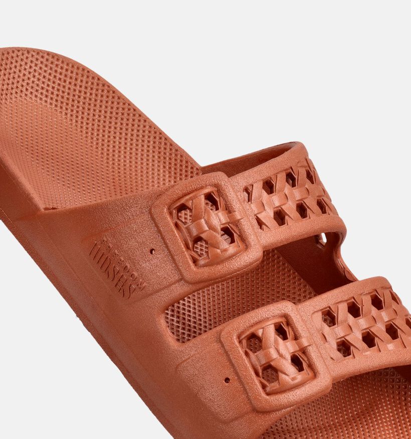 Freedom Moses Claquettes en Marron pour femmes (370854)
