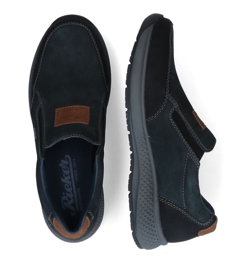 Rieker Chaussures confort en Bleu foncé en nubuck (312360)