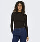 JDY Fransiska Longsleeves en Brun fonc&eacute; pour femmes (379391)
