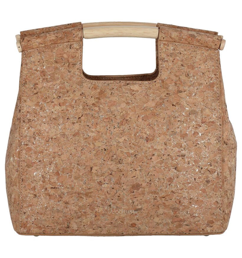 Woomen Coquelicot Vegan Bruine Handtas in kurk (283140)