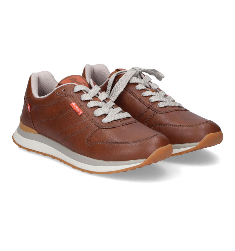 Rieker Bruine Sneakers in leer (315794)