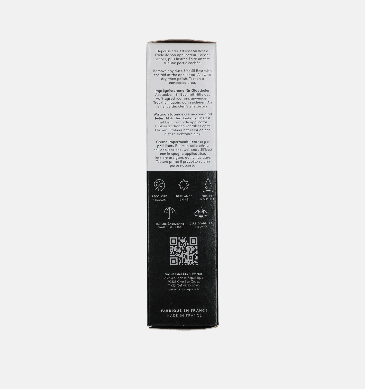 Famaco Sil Best Witte Schoencreme 75 ml Dames Heren Jongens Meisjes Schoenverzorging Online op TORFS.BE