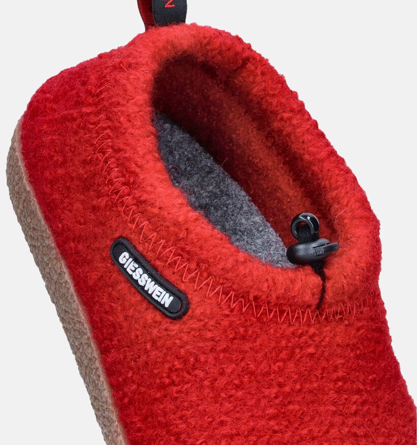 Giesswein Vent Pantoufles en Rouge pour femmes (349156)