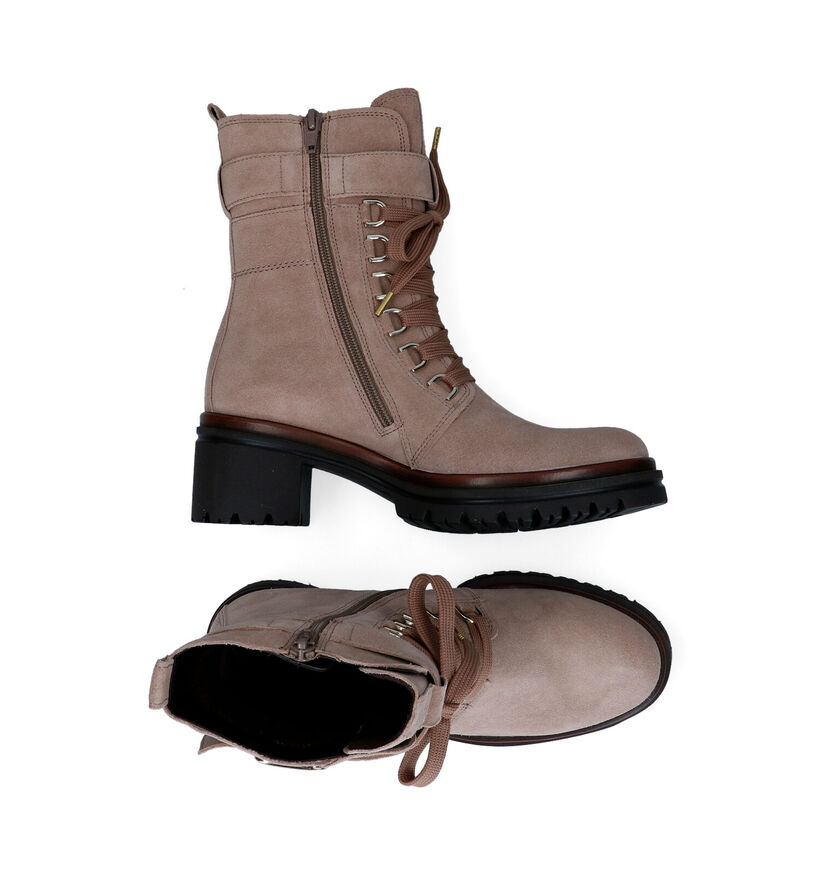 Gabor Best Fitting Beige Bottines in daim (297464)