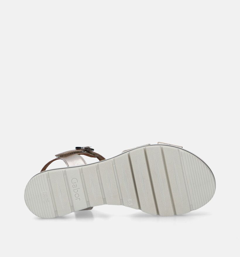 Gabor Comfort Gouden Sandalen Met Sleehak voor dames (339348)