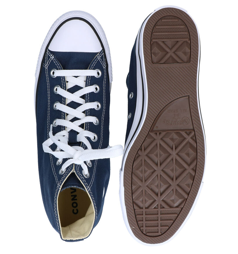 Converse Chuck Taylor All Star Hi Zwarte Sneakers voor dames, heren (361446)