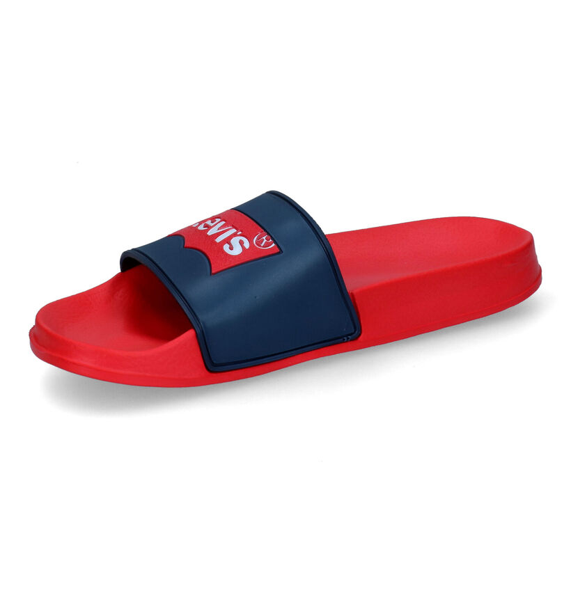 Levi's Pool Blauwe Badslippers in kunststof (306088)