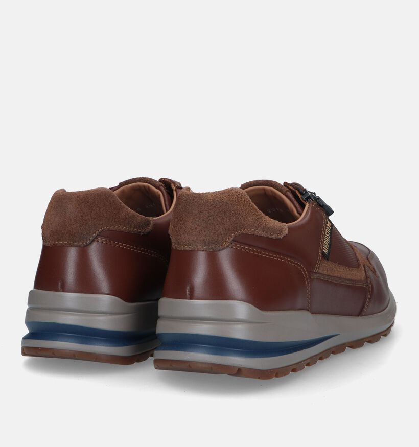 Mephisto Bradley Randy Cognac Veterschoenen voor heren (354624) - geschikt voor steunzolen