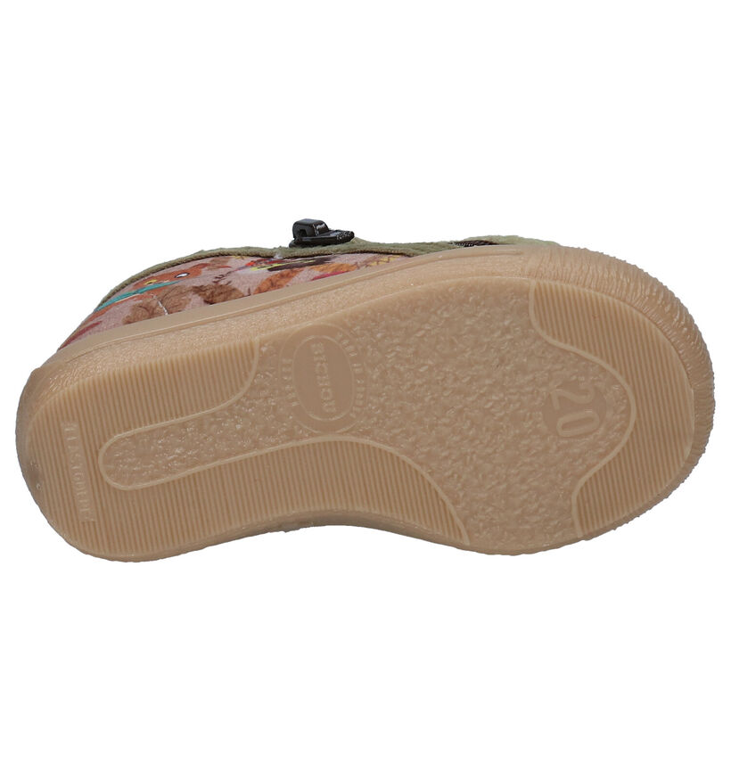 Bellamy Vinc Beige Pantoffels in stof (299368)