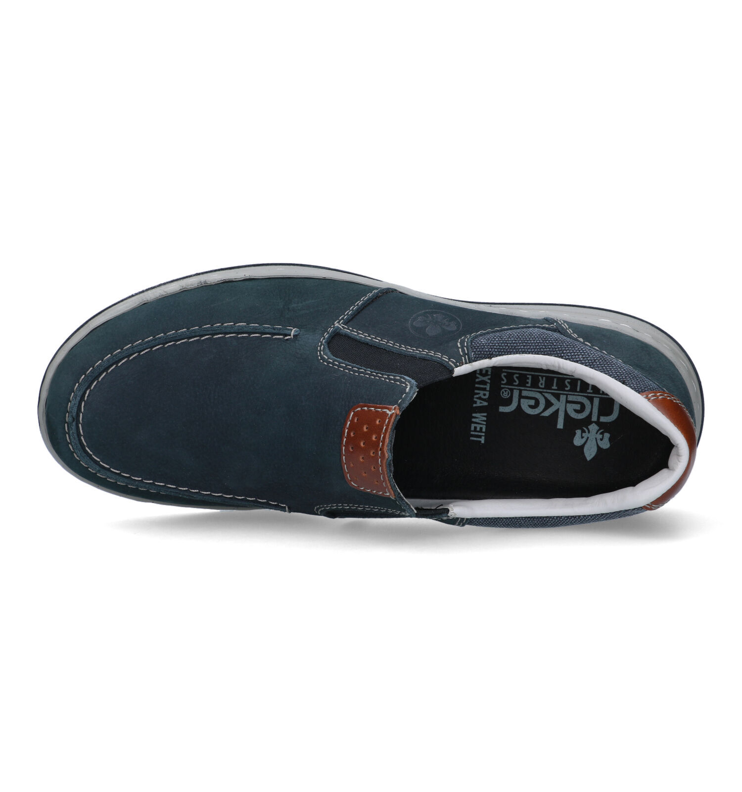 Rieker Blauwe Instappers Heren Lage schoenen Online op TORFS.BE