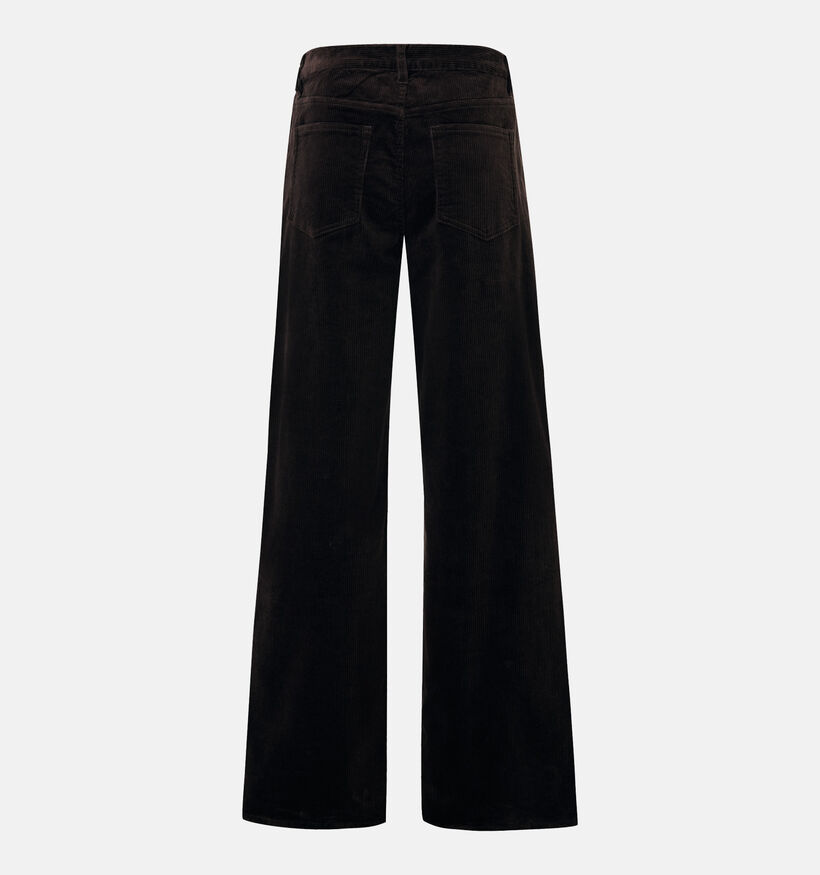 Mexx Corduroy Donkerbruine Geklede Broek voor dames (380714)