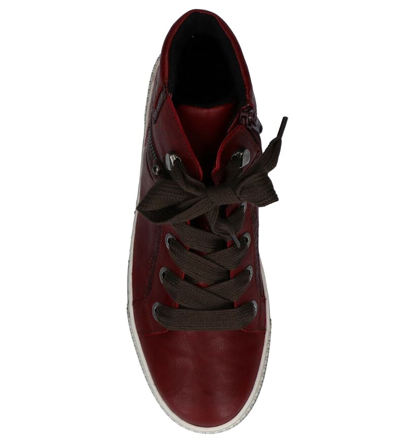 Gabor Baskets hautes en Gris foncé en cuir (231189)