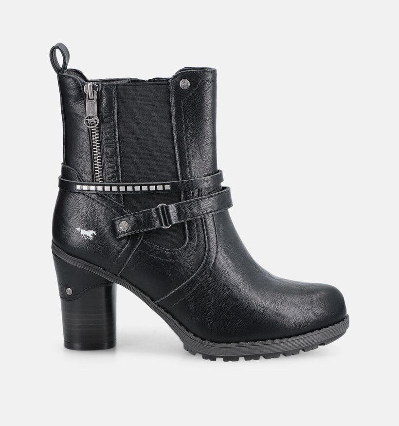 Mustang Bottines &agrave; talons hautes en Noir pour femmes (378910)