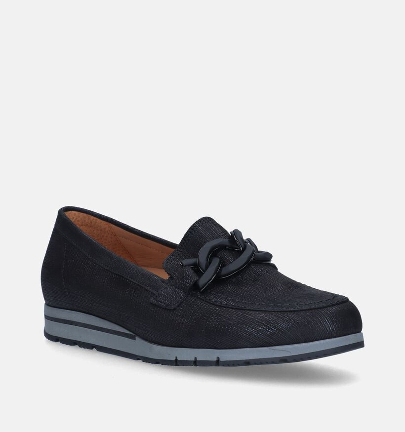 Gabor OptiFit Mocassins en Bleu pour femmes (344760) - pour semelles orthopédiques