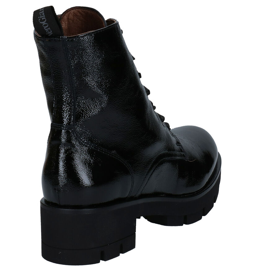 NeroGiardini Boots à lacets en Noir en verni (283194)