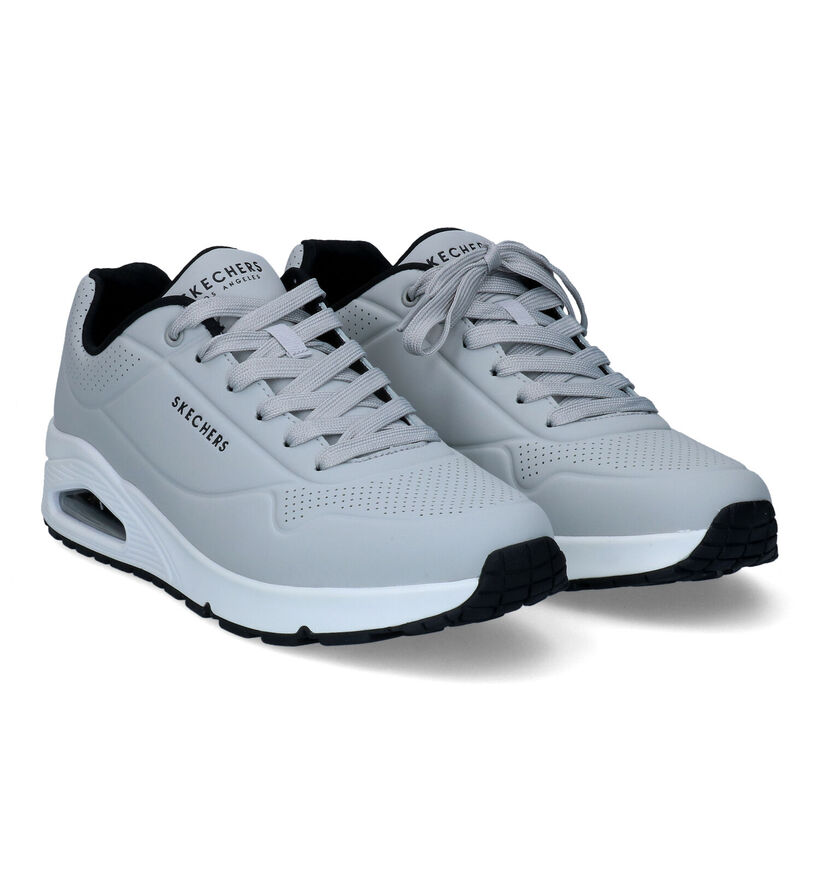 Skechers Uno Stand On Air Zwarte Sneakers voor heren (350318) - geschikt voor steunzolen