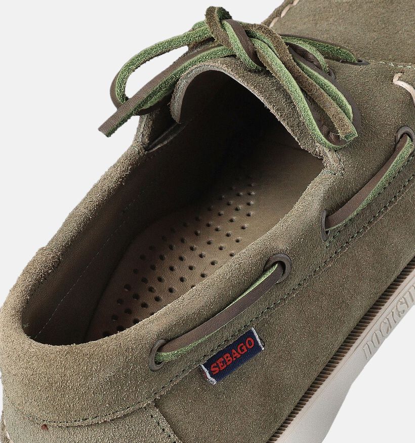 Sebago Dockside Portland Flesh Out Bootschoenen Kaki voor heren (353803)
