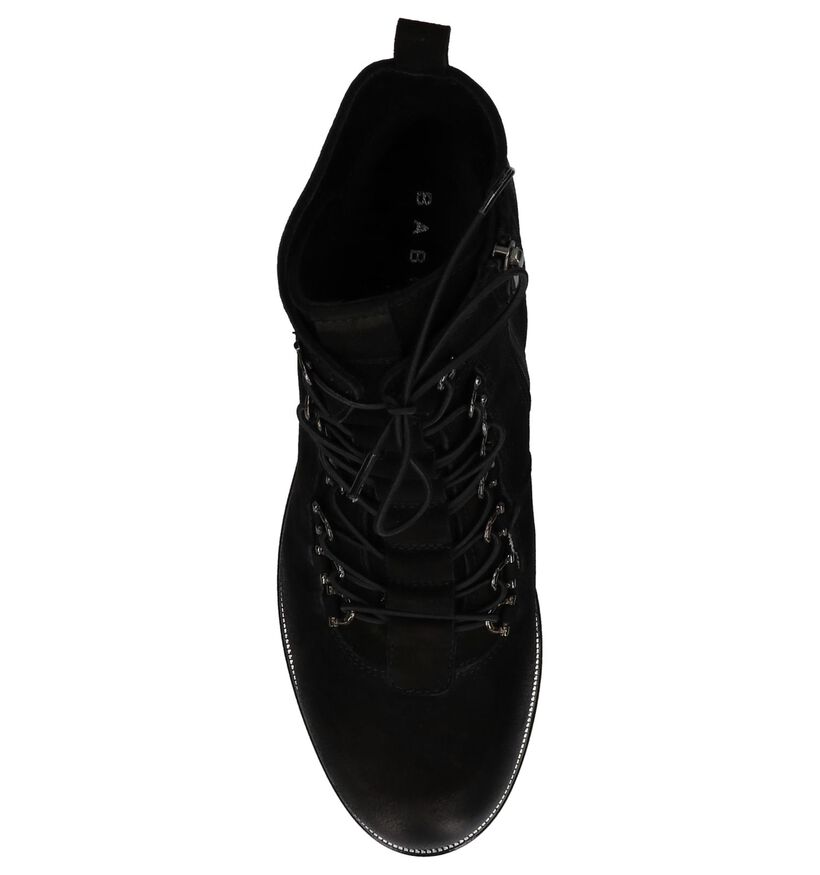 Baboos Bottines en Noir en cuir (235323)