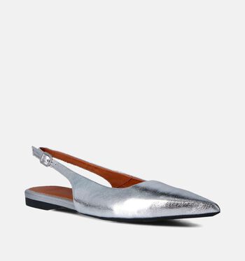 Vagabond Shoemakers Chaussures plates Argent