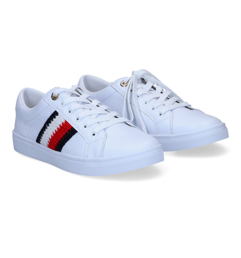 Tommy Hilfiger Corporate Cupsole Witte Sneakers voor dames (303965)