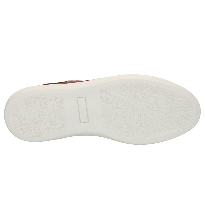 River Woods Blair Chaussures à Lacets en Cognac en cuir (271153)