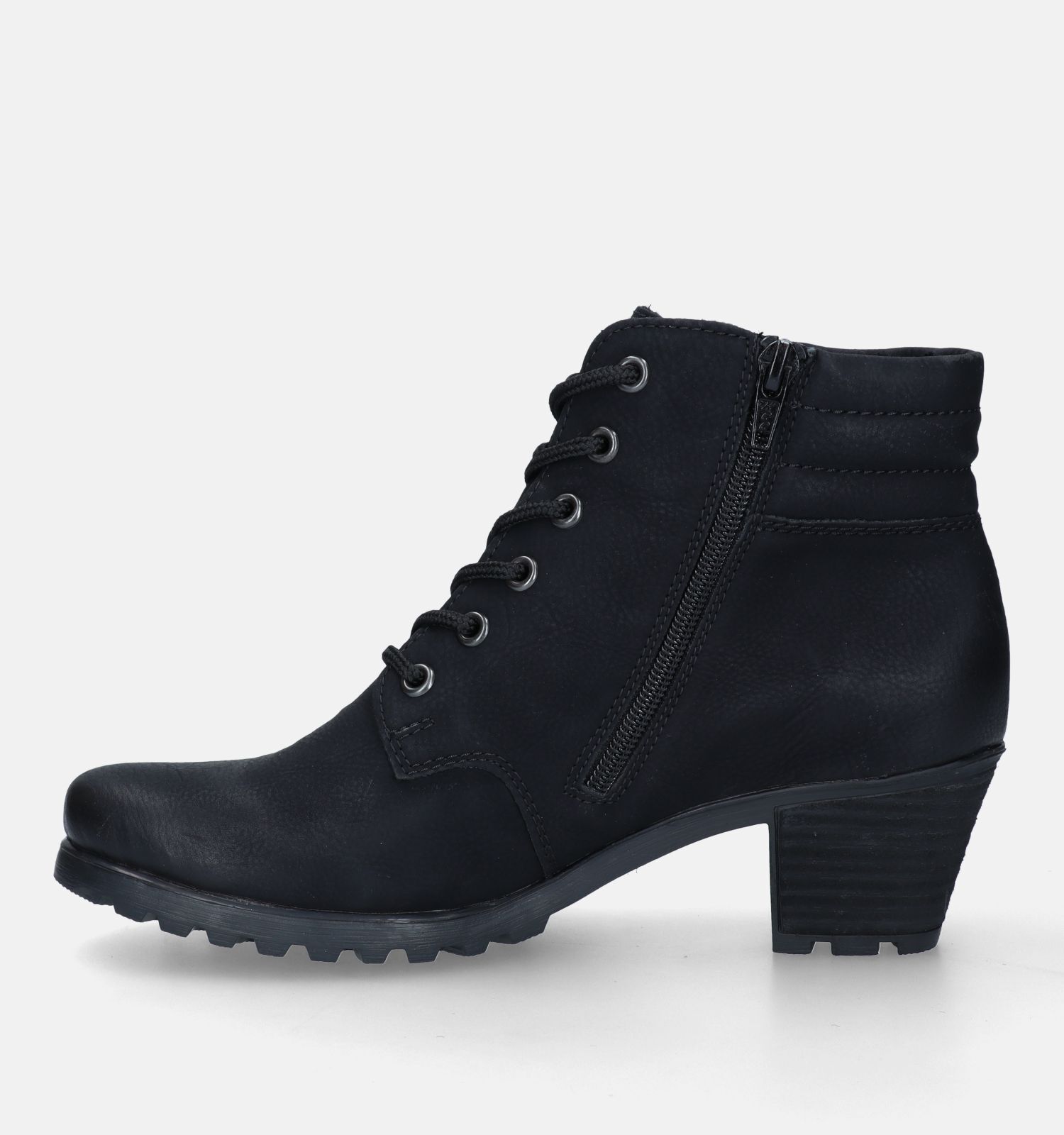 Enkellaarsjes met best sale hak en veters