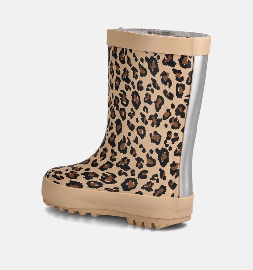 Xplor Rainboot Bottes de Pluie doublées en Beige pour filles (360157) - pour semelles orthopédiques