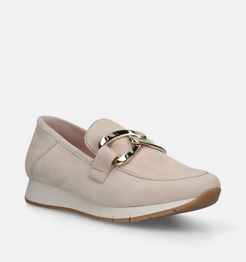 Gabor Comfort Beige Instappers voor dames (336119) - geschikt voor steunzolen