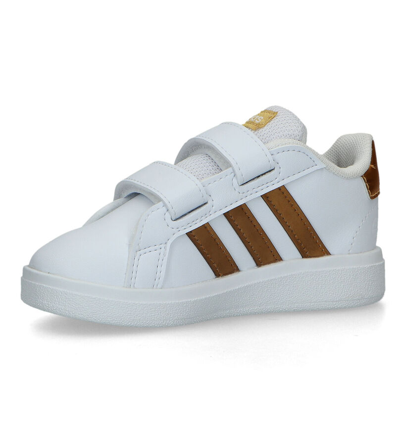 adidas Grand Court 2.0 CF Witte Sneakers voor meisjes (328862)