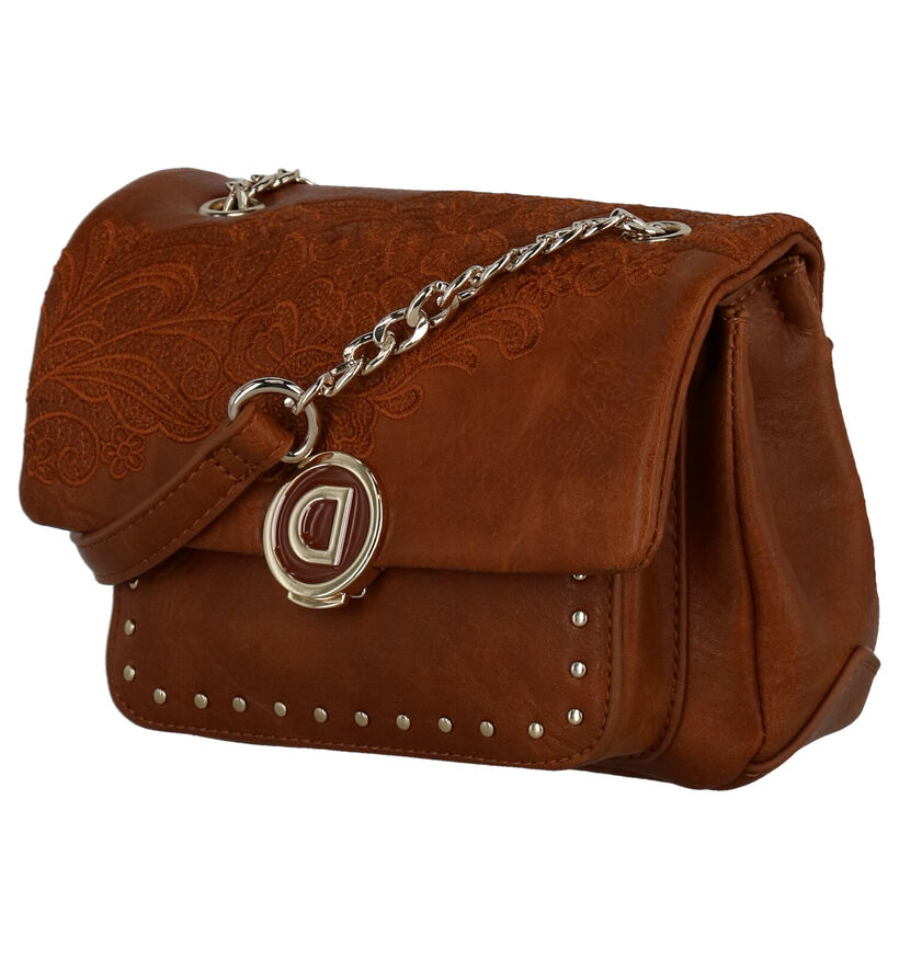 Desigual Sac porté croisé en Cognac en simili cuir (267550)