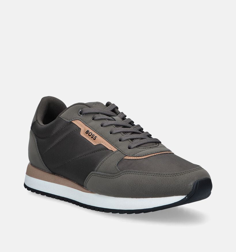 BOSS Kai Runn Kaki Veterschoenen voor heren (345699)