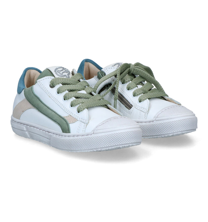STONES and BONES Maust Chaussures à lacets en Blanc pour garçons (322075) - pour semelles orthopédiques