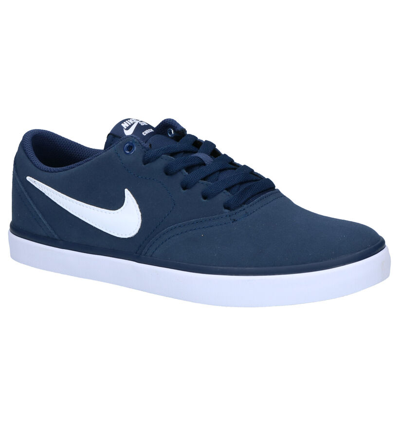 Nike SB Check Solar Kaki Sneakers in daim (262225)