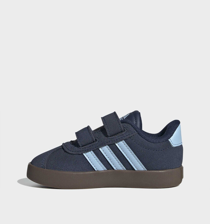 adidas VL Court 3.0 Cloudfoam Blauwe Sneakers voor jongens (380590)