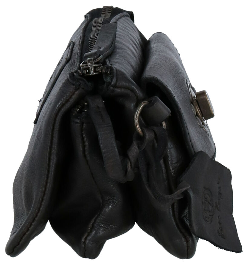 Bear Design Sac porté croisé en Noir en cuir (284321)