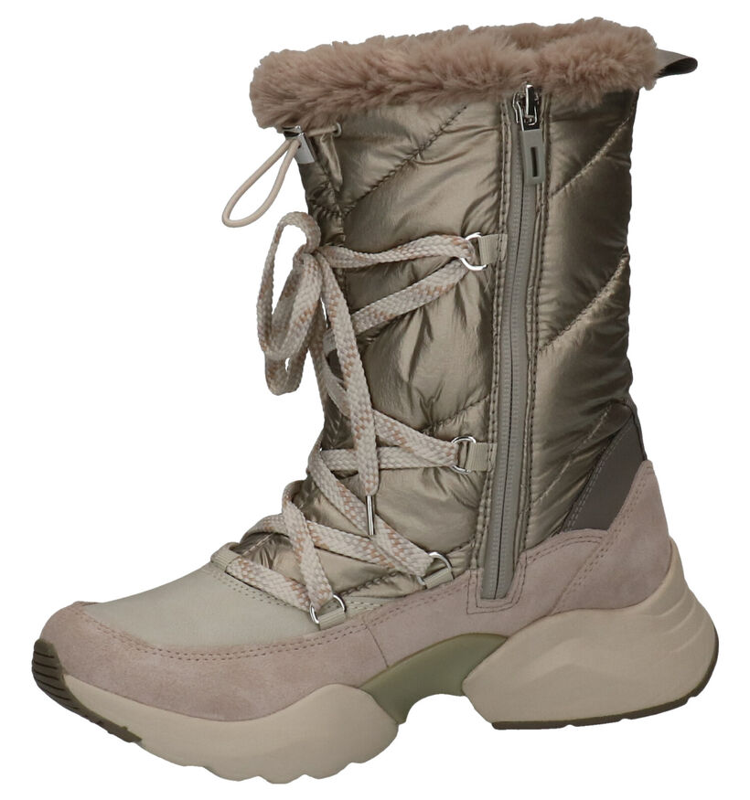 Tamaris Fashletics Bottes de neige en Beige en daim (257103)