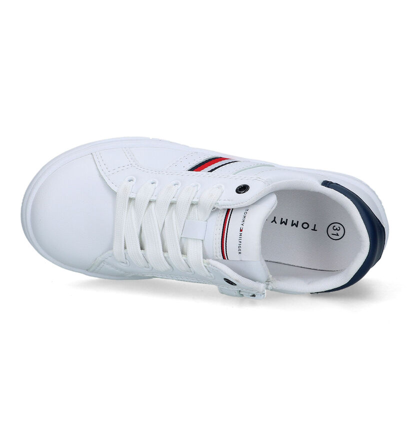 Tommy Hilfiger Witte Lage Schoenen voor jongens (321602)