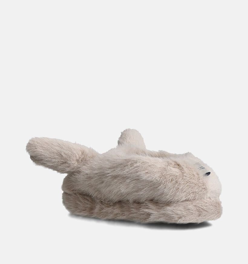 LIEWOOD Aviaja Rabbit Pantoufles en Taupe pour filles, garçons (359748)