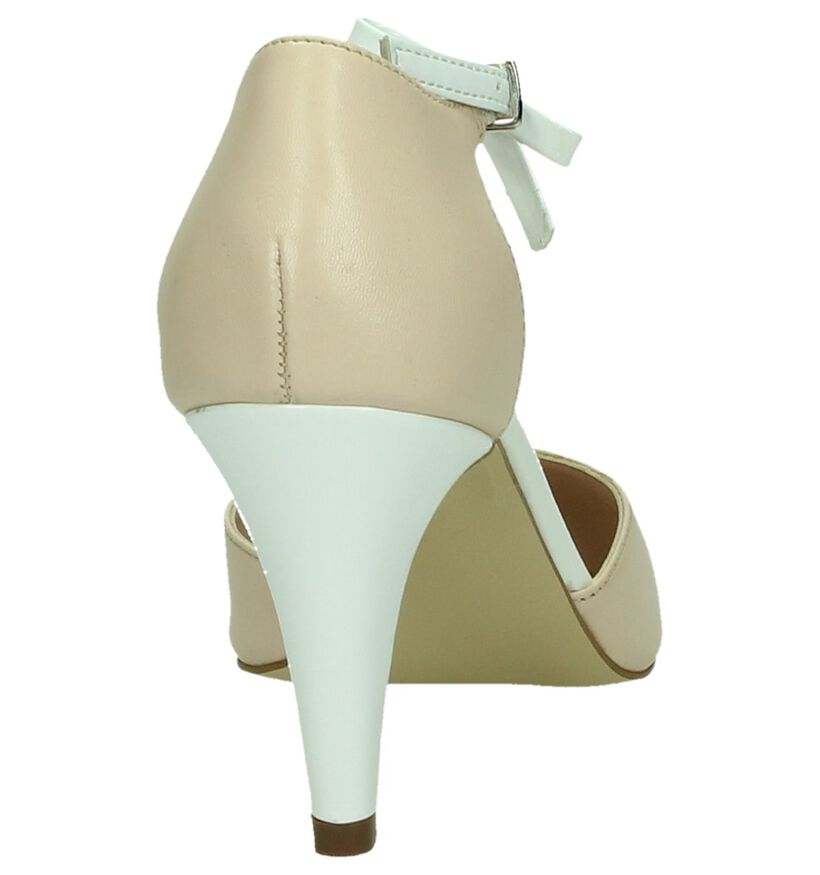 Nude T-Strap Pumps Anna Dé Valle, , pdp