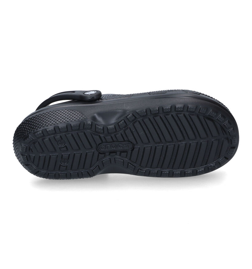 Crocs Classic Fuzz-lined Clog Nu-pieds en Noir pour femmes (298589)