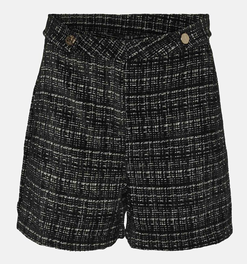 Vero Moda Clever Zwarte Tweed short voor dames (349053)