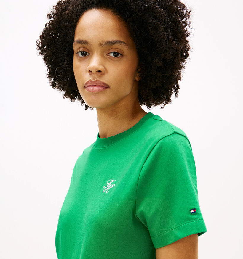 Tommy Hilfiger Groene T-shirt voor dames (369259)