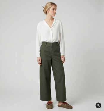 Vero Moda Broeken Groen
