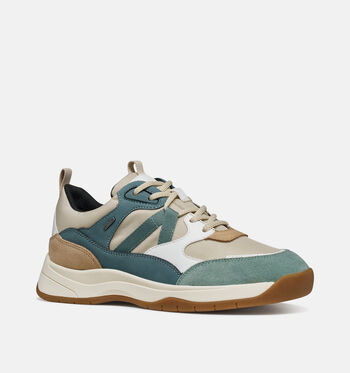 Geox Respira Low Baskets Bleu